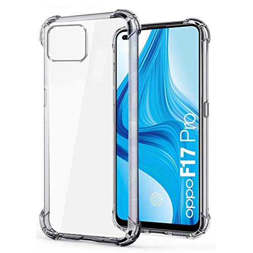 Image of Rubber Back Cover for Oppo CPH2119 /Oppo F17Pro - Transparent