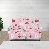 AFPANQZ Cherry Flowers Sofa Slipcover Couch Slipcover Armchair Loveseat Cover Furniture Protector Couch Soft Long Chair Slipcover with Elastic Bottom 55' to 72.8' Armchair Sofa 1 Seater