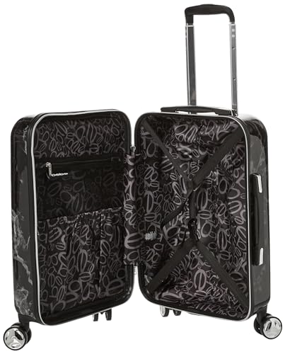 BEBE Luggage Reyna Hardside Carry-on Spinner, Black Marble, One Size3