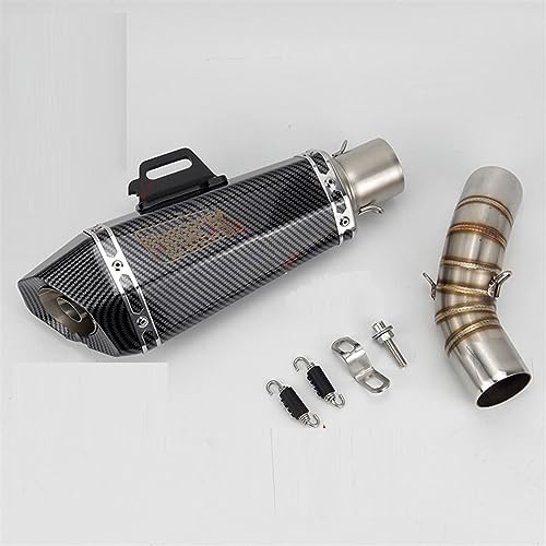 Questa marmitta di scarico universale per moto realizzata in acciaio inossidabile ad alta resistenza, robusta e pratica. È un buon scarico / silenziatore aggiornato per aumentare la funzione di potenza della moto.
