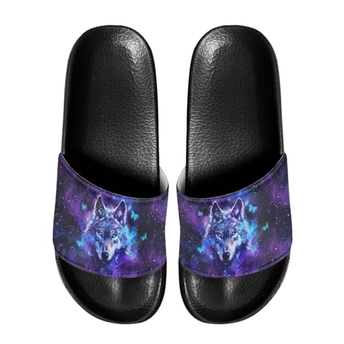 Image of Footwear for Mens Open Toe Athletic Sandals Anti-Slip Sole Slide Sandals Pillow House Flat Shoes Comfortable Slip On Slippers for Indoor & Outdoor