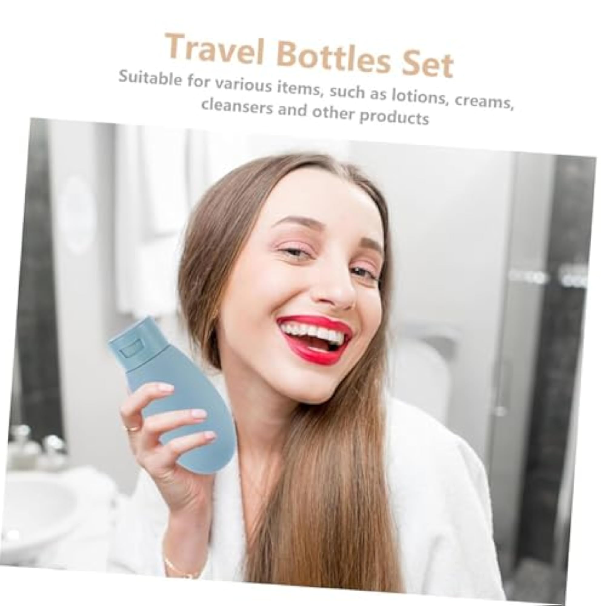 Travel Shampoo Bottle Set - (Pack of 3) Contain Capacity 60 ml