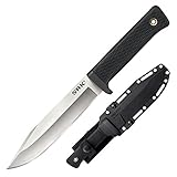 Cold Steel SRK Survival Rescue Tactical Fixed Blade Knife with Secure-Ex Sheath - Standard Issue Knife of The Navy Seals, San Mai Steel