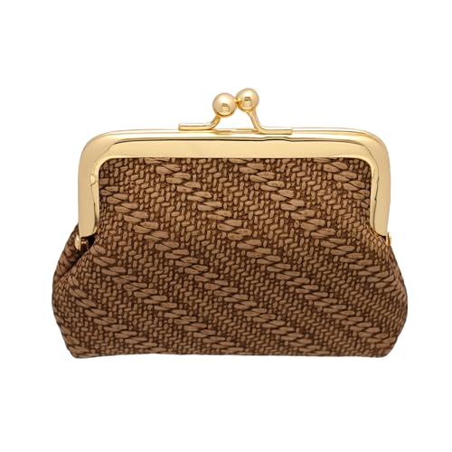 Coin Purse Vintage Bag Lock Wallet Buckle Kiss Lock change