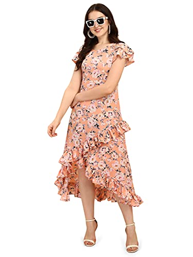 Image of QIQI Women's Crepe A-Line Maxi Casual Dress