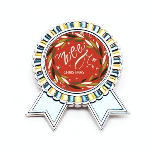Badge Broche Broche Winner Award Medal multicolore en métal pour récompense taille M