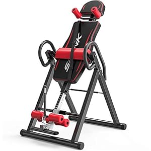 Yonntech Gravity Heavy Duty Inversion Table with Adjustable Headrest & Protective Belt,Fitness Massage Back Stretcher…