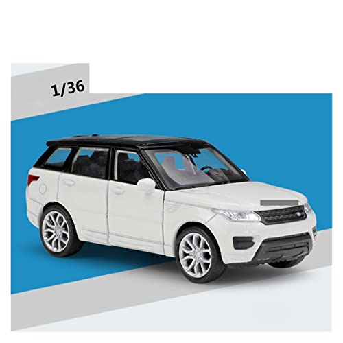 Modelo Land Rover Range Rover 1:36 Metal Negro miniatura 2