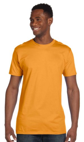 T-shirt asymétrique homme Hanes coupe originale coton noir