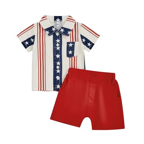 Image of Biayxms Baby Boy Halloween Outfits Pumpkins Gentlemen Suit Short Sleeve Button Up Shirts Shorts Pants Baby Halloween Clothes