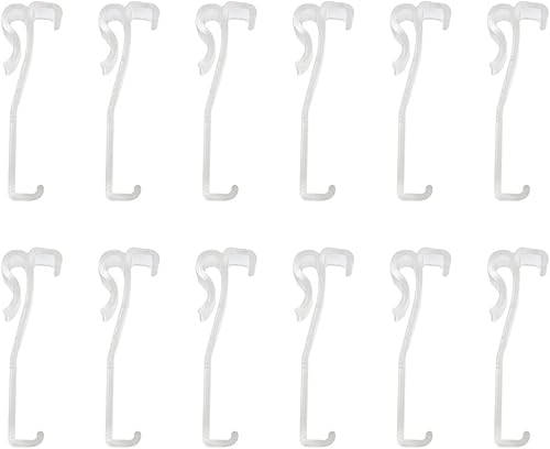 12 clips de cenefa de 2.5 pulgadas para persianas, clips ocultos, clips de cenefa de canal oculto, clips ocultos para persianas, mini clips de