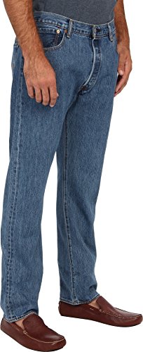 Image of Levi's Men's Big and Tall 501 Original Fit Jean, Medium Stonewash, 32W x 38L