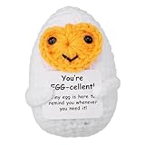 Rumhut Inspirational Gifts for Women Positive Eggs Easter Eggs Fillers, You're Egg-cellent Christmas Birthday Valentines Gift for Kids Him Her (Positive Egg)