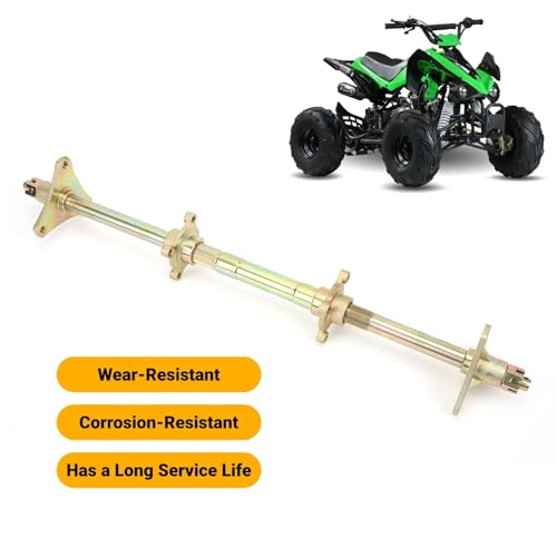 Image of Rear Axle Assembly Kit, Rear Axle Sprocket, Steel Replacement ATV to with Sprocket Hub Flange, for ATV