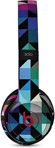 Skinit Decal Audio Skin Compatible with Beats Solo 3 Wireless - Black Geometric Design