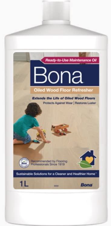 Bona - Reaviador para parquet aceitado (1 L, contiene aceite de lino)