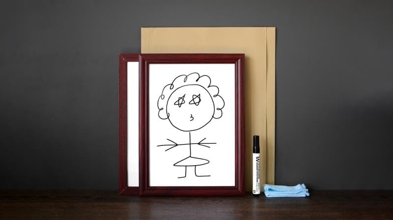 Miniatura 2 de blue-ther Picto Transpo Trucos de magia Mago Escenario Fiesta Gimmick Props Ilusión Mentalismo Divertido Dibujo Interruptor Lugares Marco Magia