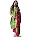 GoSriKi Women's Rayon Straight Printed Kurta with Pant & Dupatta (SIBORI-Methi-GS_XL_Green_X-Large)