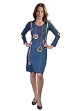Photo Gallery tattopani signore maniche lunghe vestito variopinto con patch design Photo Gallery tattopani signore maniche lunghe vestito variopinto con patch design