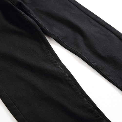 Men's Slim Fit Jeans Skinny Fashion Casual Washed Denim Pants with Multi-Pockets Outdoor Activities Workout Running Pants4