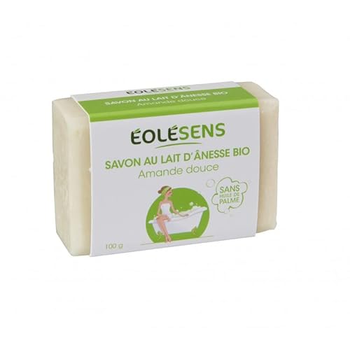 Savon bio Lait anesse Amande douce - 100g Eolesens Cover