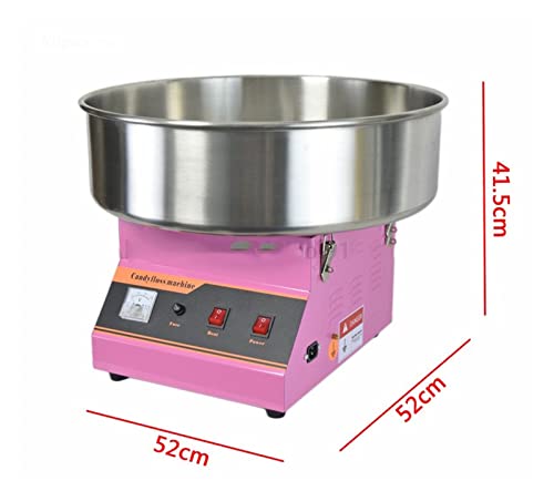 SymArt Zuckerwattemaschine Commercial-Qualitäts-Baumwoll-Süßwarenmaschine und elektrischer Edelstahl-Süßigkeitszweikamer – Bild 3