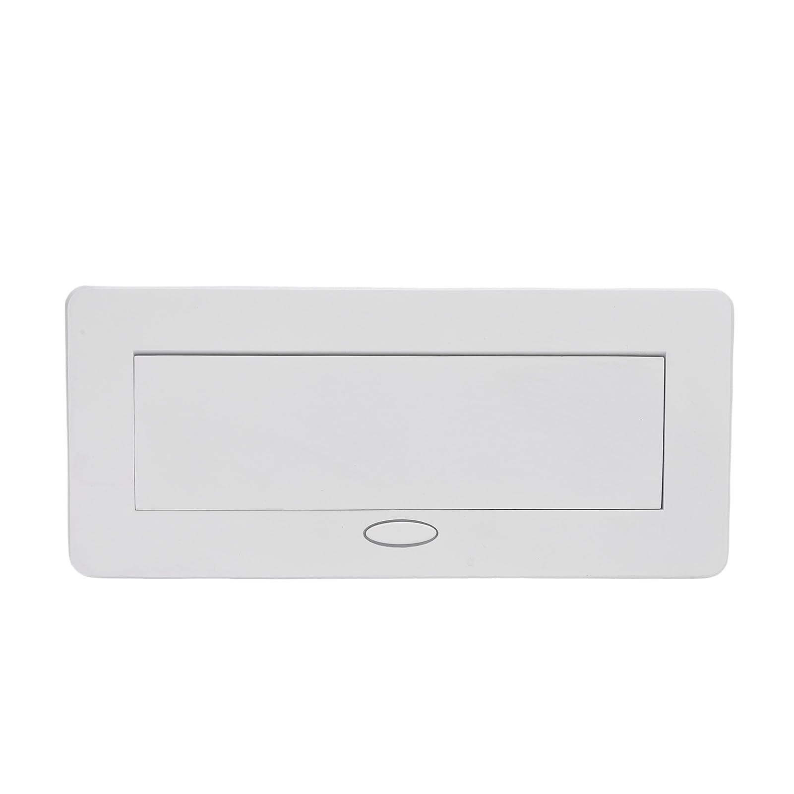 Scatola di Derivazione da Incasso per Desktop Presa per Hub di Alimentazione Resistente All'acqua per Sala Conferenze Controsoffitto 2 Fori USB Acciaio Inossidabile Bianco Opaco