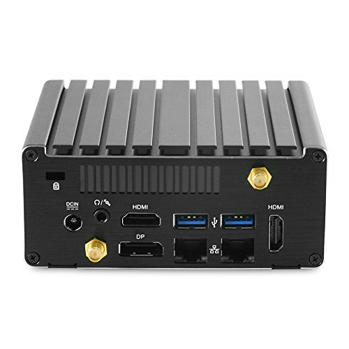 Jetway JBC313U591W-3160-B Intel Braswell Celeron N3160 Dual Intel LAN Fanless NUC Barebone PC