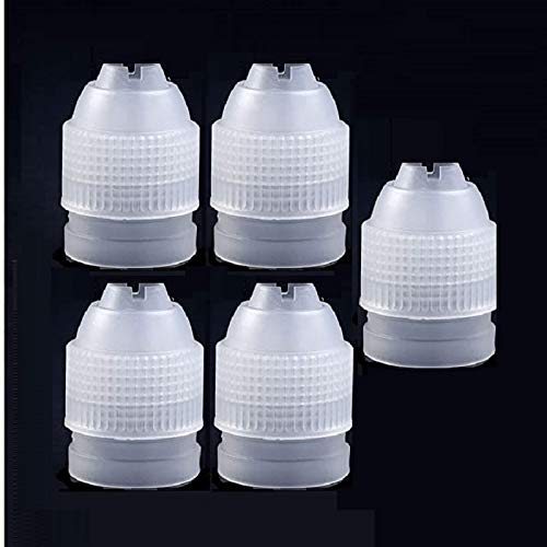 5PCS Plastic Standard Couplers Icing Nozzles Pipe Tip Couplers Cookie Making Accessory Tools for Cake Decorating