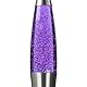 Easylight Lavalampe Lila mit Glitzer, Silber Glitzerlampe, Retro, Wohnzimmer, dekorativ, H:42 cm, E14, inklusive Leuchtmittel, aufregend, Glitter, Tischleuchte JENNY