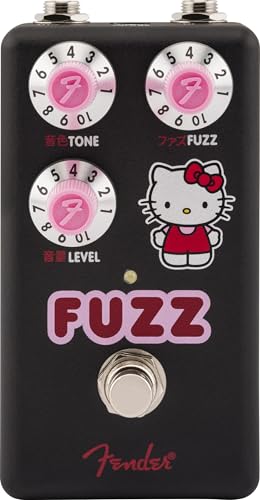 Amazon | Fender/Fender x Hello Kitty Black Fuzz Pedal ファズ