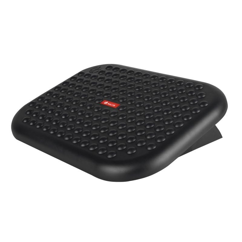 Watio Wave Reposapies ergonómico - Ajustable en Altura de 0 a 15 cm, Superficie Antideslizante para Mayor Estabilidad y Comodidad.