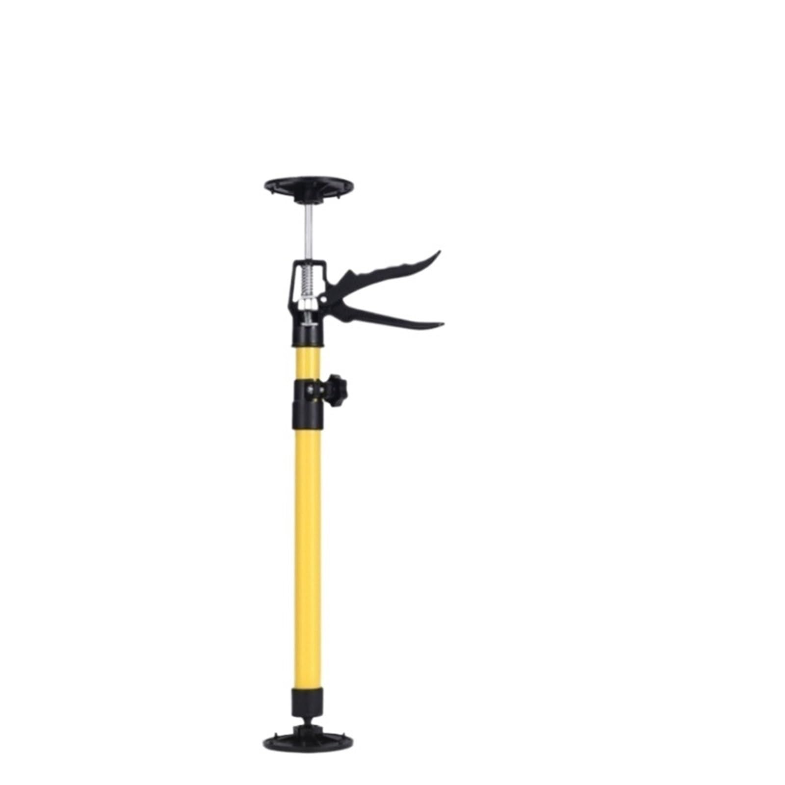 2 Pcs Woodworking Telescopic Support Rod Stainless Steel Cabinet Hanging Lifting Labor-Saving Installation Jack for Walls(Yellow)