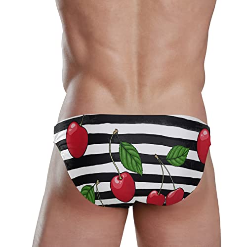 Oyihfvs Men Swim Brief Trunks Bikini Underwear Swimwear Thong Swimsuit Shorts(S-3XL)4
