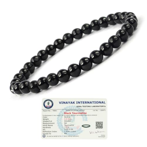 Image of Reiki Crystal Products Certified Natural Crystal Stone Bracelet 6 mm Round Beads for Men & Women | Premium Gemstone Jewellery Collection | Reiki Charged | Multiple Stone Variants Available