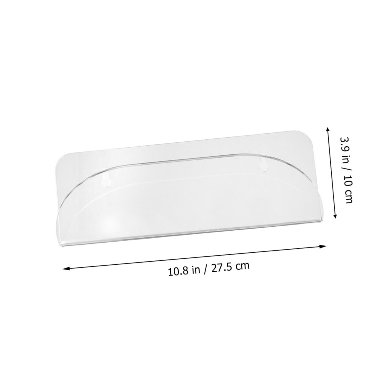 Kisangel 2 Pièces porte-skis wall shelf etendage mural skeatbord Rester présentoir de planche à roulettes support de planche à roulettes présentoir à long tableau Acrylique Transparent