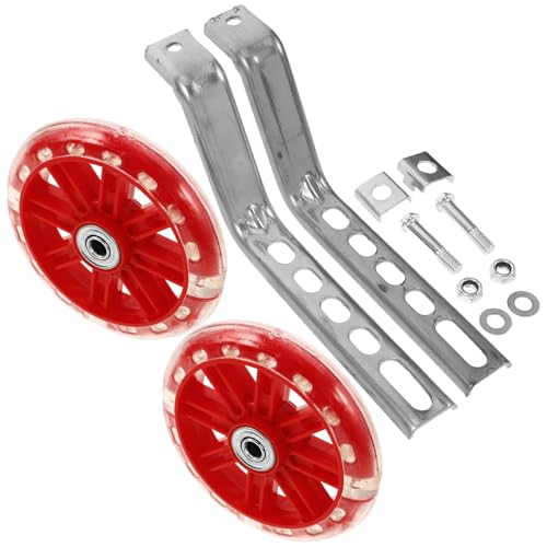 Totority Ruedas de Entrenamiento con Estabilizador Intermitente para Bicicletas de 12 a 20 pulgadas, Soporte Trasero Robusto para Aprendizaje y Equilibrio miniatura 1