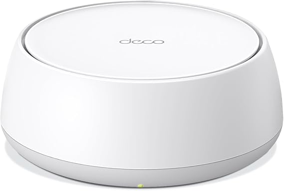 TP-Link Deco BE25 1-pack, BE3600 Mbps, 2× 2.5 Gbps Ports, AI Supported Multiprocessing Capability, Connectivity Up to 150 Devices, VPN, WPA3, Dual-Band Wi-Fi 7 Mesh System
