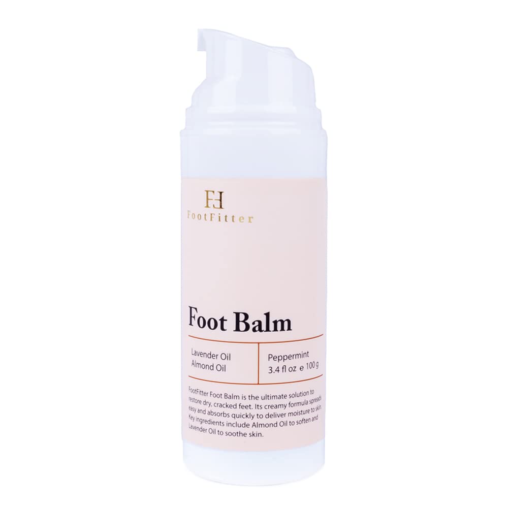 FootFitter Foot Repair Balm for Dry Skin & Cracked Heels (Made in USA)