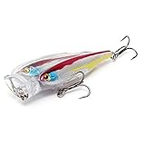 LanGuShi DIAOYU31 12.5g 7.5cm Fishing Lure Jerkbait Basso Crankbaits with Tackle Hooks Durable (Color : Red)