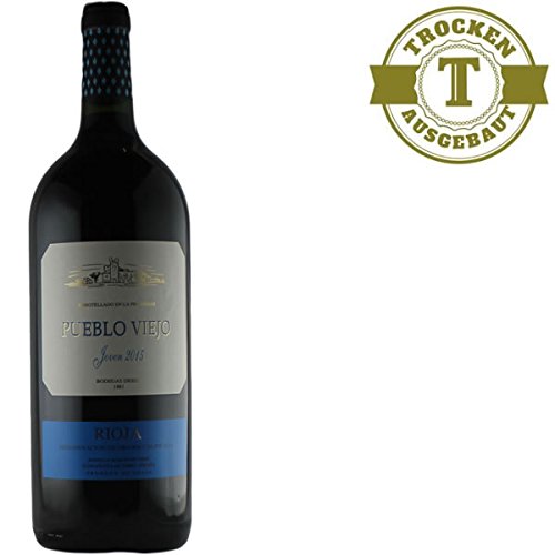Rotwein Spanien Tempranillo Rioja Pueblo Viejo Magnumflasche halbtrocken (1 x 1,5L)