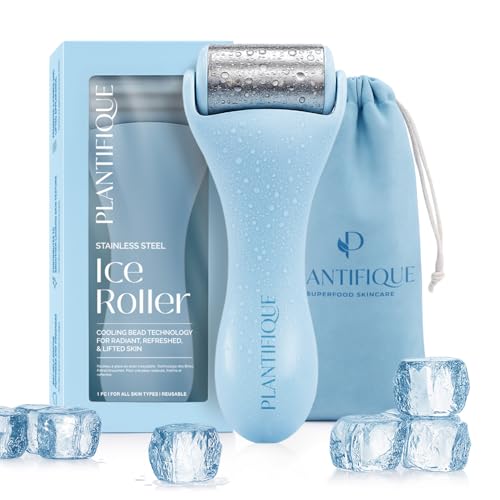 PLANTIFIQUE Ice Roller für das Gesicht – Eisroller zur Gesichtsmassage & Kühlung – Gesichtsroller gegen Schwellungen, Augenringe und Falten – Skincare Beauty Tool PLANTIFIQUE Ice Roller für das Gesicht – Eisroller zur Gesichtsmassage & Kühlung – Gesichtsroller gegen Schwellungen, Augenringe und Falten – Skincare Beauty Tool