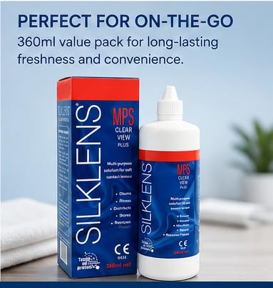 Silklens Unisex Multi Purpose Cleaning Solution, 360ml (Transparent) 1