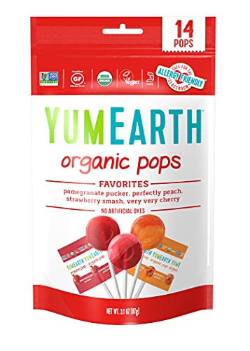 YumEarth Organic Assorted Lollipops 85g