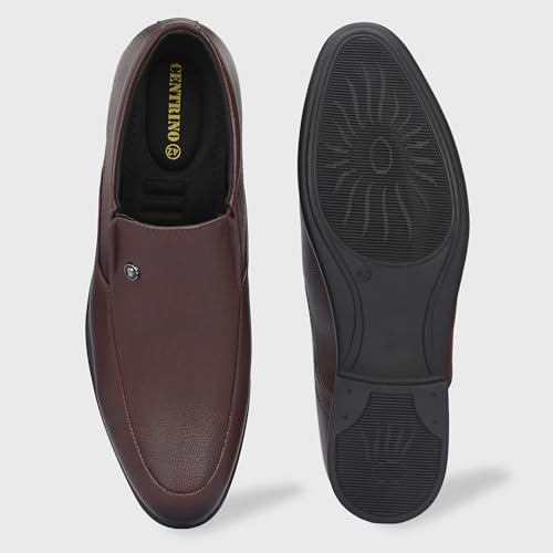 Image of Centrino Mens Formal Shoe for Men | Soft Cushioned Insole for All-Day Comfort | Stylish & Elegant Design | Perfect for Office, Business Casual & Formal Attire (7322)