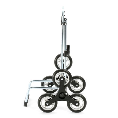 Andersen Shopper Treppensteiger Scala Stahl mit Rad Ø 3 x 13 cm und 41 Liter Tasche Kira mit Kühlfach grau – Bild 5