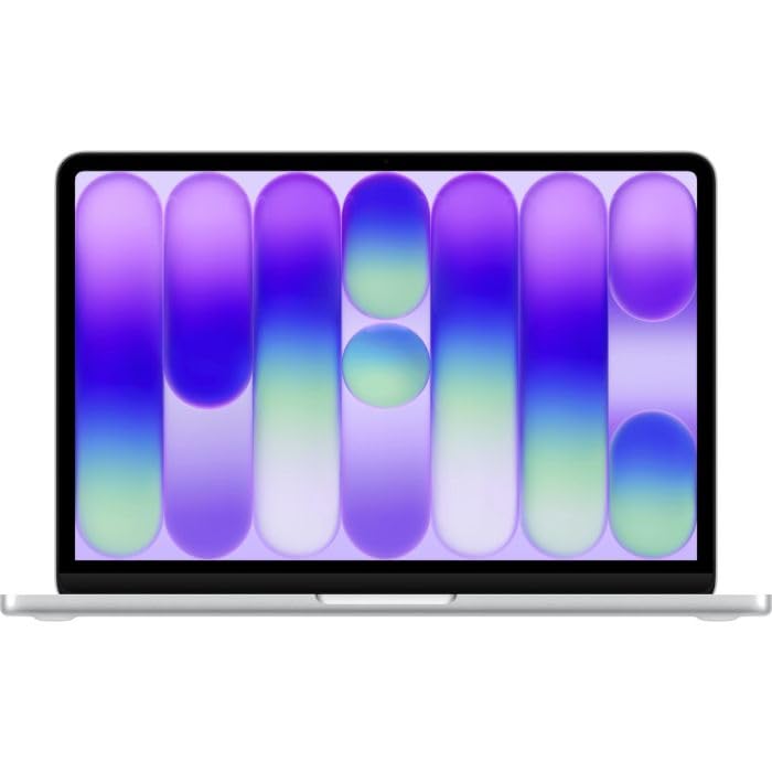 Apple 13' MacBook Neo Laptop mit A18 Pro Chip: Entwickelt für KI und Apple Intelligence, Liquid Retina Display, 8 GB, 256 GB SSD Speicher, 1080p FaceTime HD Kamera, QWERTY Tastatur; Silber