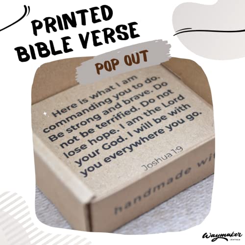 Christian Bracelet For Men | Handmade Genuine Leather Bracelet | Christian Gifts For Men | Bible Verse Bracelets | Religious Gifts For Men | Made In Usa By Waymaker Leather #TOP6