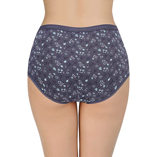 Image of Amante Printed Cotton Full Brief Panty Pack(Pack of 3)