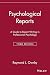 Psychological Reports: A Guide to Report Writing in Professional Psychology
